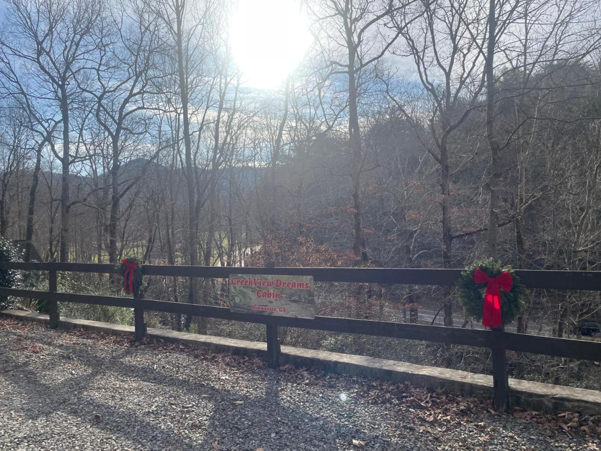 Cozy Creekfront Family Cabin-Pet Friendly -Gamerm-Hot Tub ハイアワシー エクステリア 写真