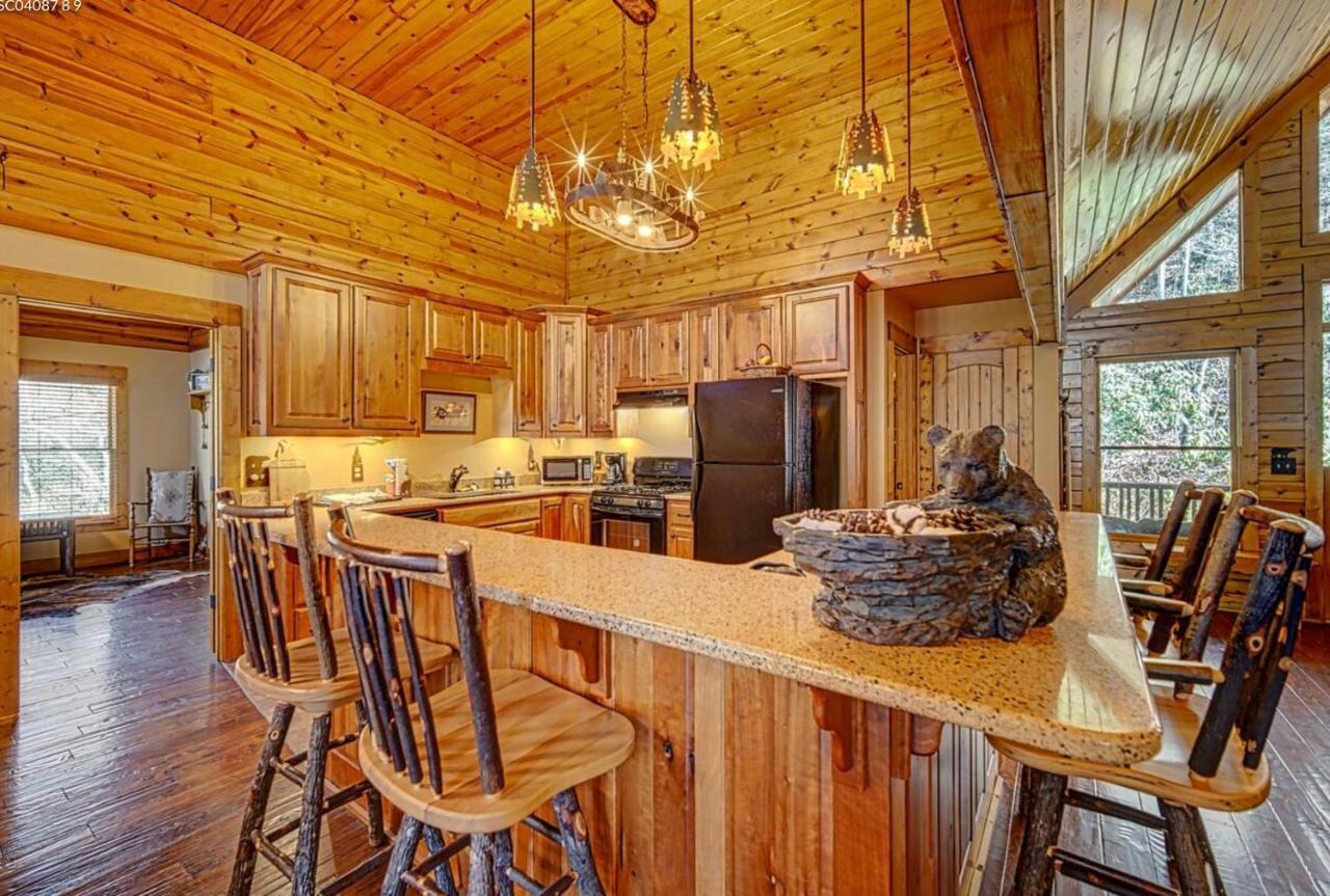 Cozy Creekfront Family Cabin-Pet Friendly -Gamerm-Hot Tub ハイアワシー エクステリア 写真